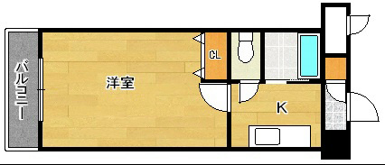 アヴィニール清水の間取り