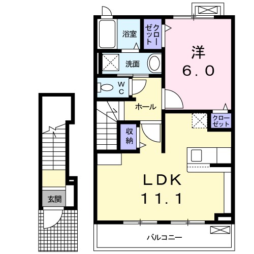 エスタシオンIIの間取り