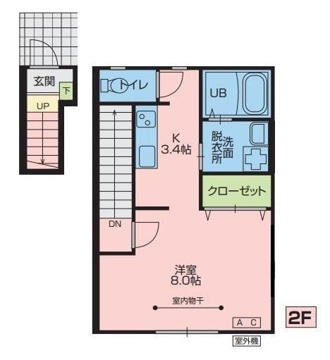 チュテレールの間取り