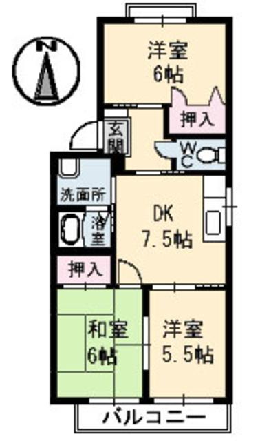 アンセスグランヒルズ　Ｅ棟の間取り