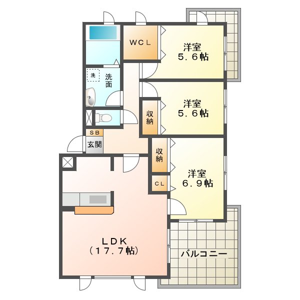 マンションＴＯＫＩＷＡＧＩ　IIの間取り