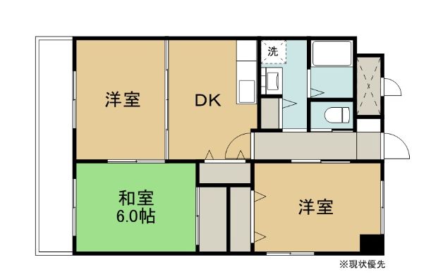 テリトワールSATO参号館の間取り