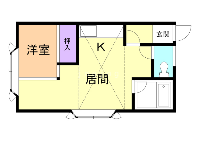 栄町ハイムの間取り