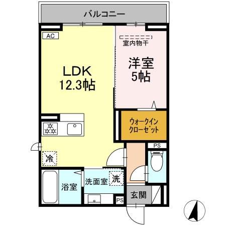 アルカンシェルＳａｙａ IIの間取り