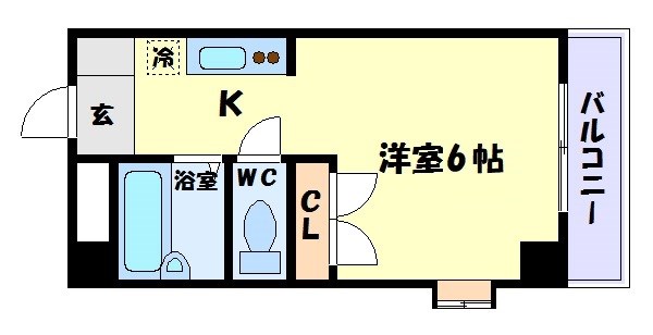 姫路市船橋町のマンションの間取り