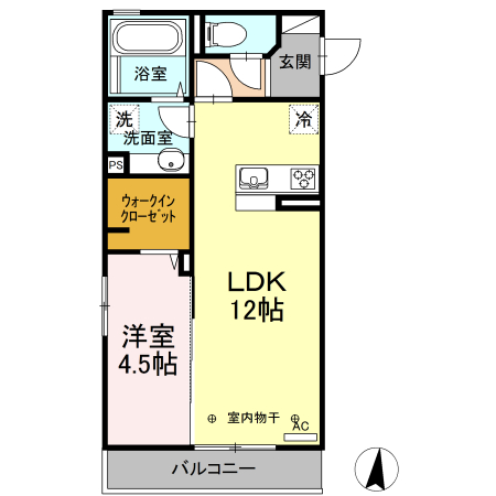 カーサ フェリーチェの間取り