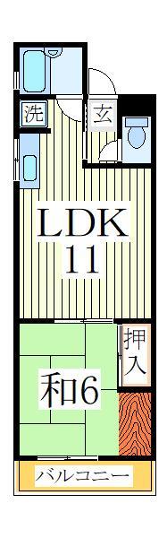 我孫子市柴崎台のマンションの間取り