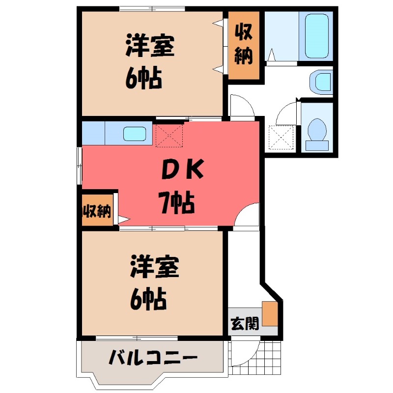 リヴァービサイドの間取り