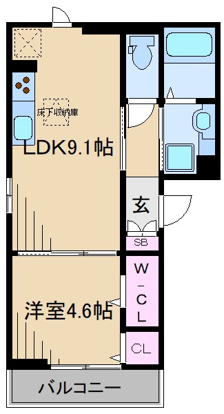 D Paina綱島西の間取り