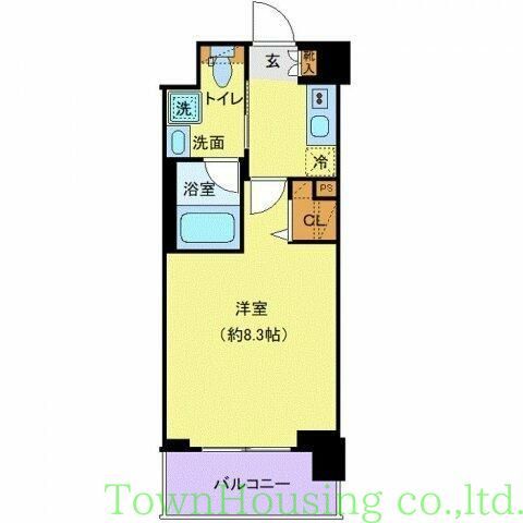 港区海岸のマンションの間取り