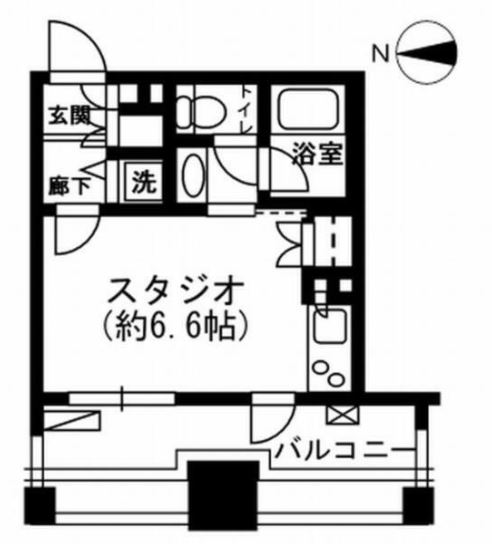 レジディア市ヶ谷の間取り