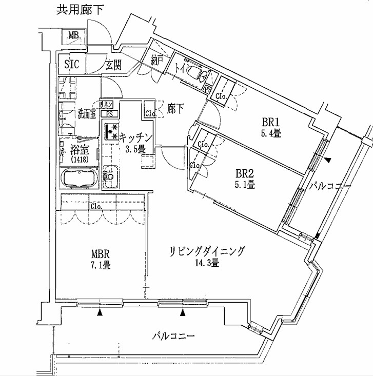 ロイヤルステージ緑園都市の間取り