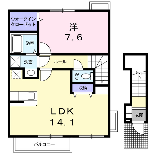 スプルースKの間取り