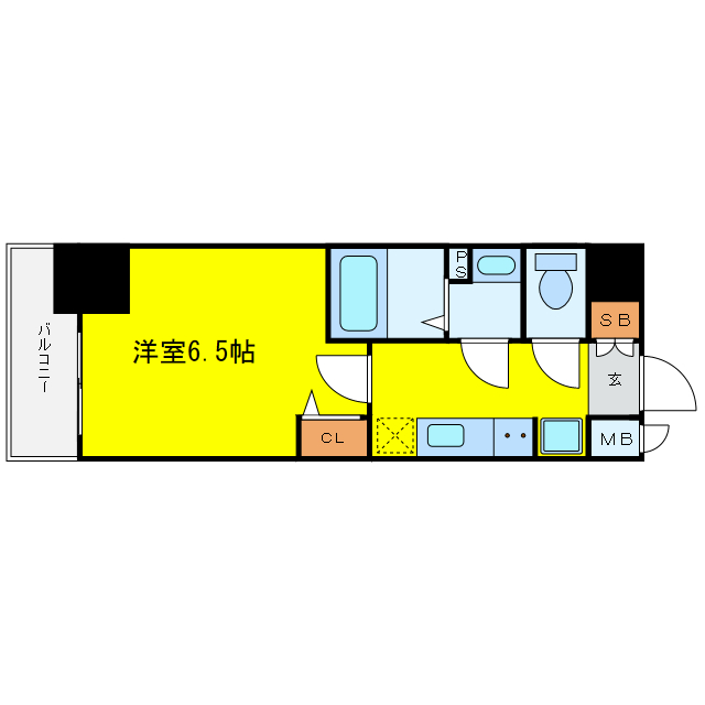 プレサンス梅田北ディアの間取り