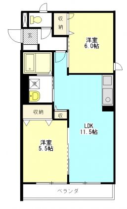 ヴィラファースト壱番館の間取り