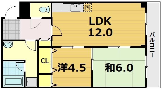 【第2長栄マンションの間取り】