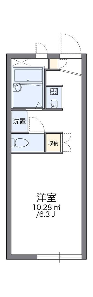 レオパレス東の間取り