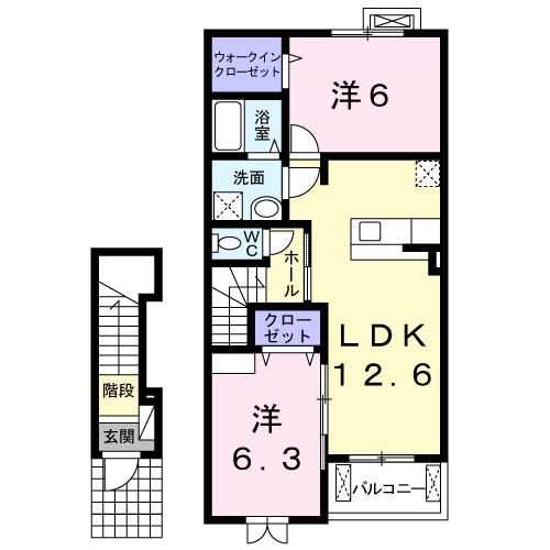 ベルアンジュの間取り