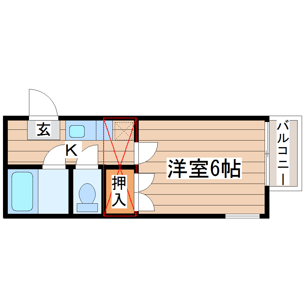 グラバー邸VIIAの間取り