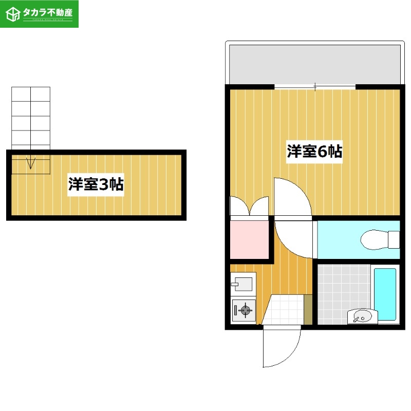 nikori勢家A棟の間取り