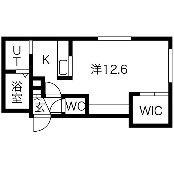 札幌市中央区南八条西のマンションの間取り