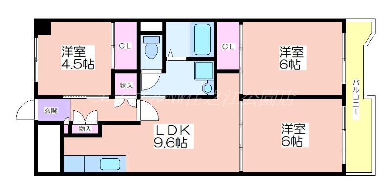 サンコーポラス南港27号棟の間取り