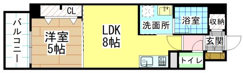 京都郡苅田町若久町のマンションの間取り