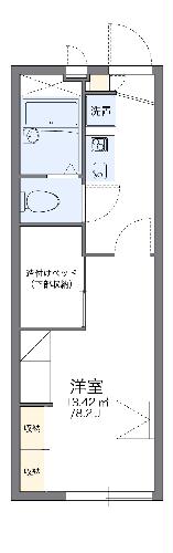 レオパレスサンミッシェルの間取り