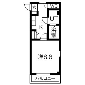 アートオン東刈谷IIの間取り