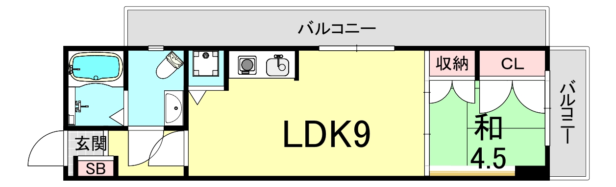 ボヌール向陽の間取り