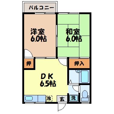 アーバンヒルズ（星取2丁目）の間取り