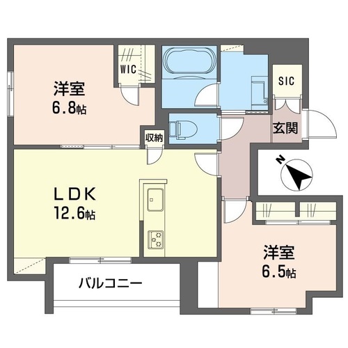 ヴィタレンタの間取り