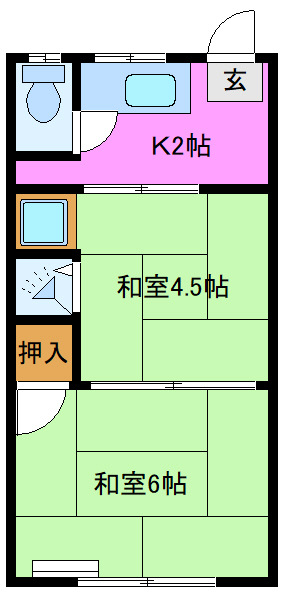 墨田区京島のマンションの間取り