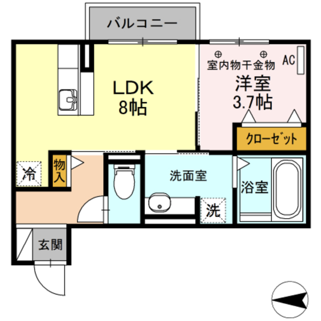 カーサ・ステラの間取り