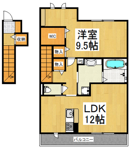 Solana学園西町の間取り