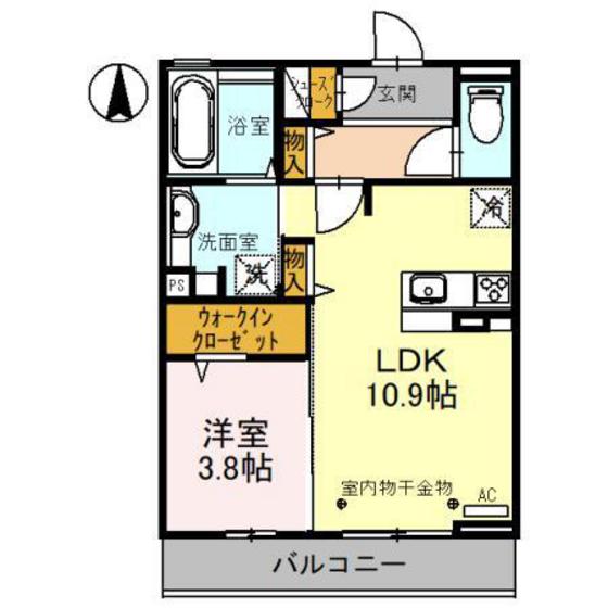 【フローリッシュの間取り】