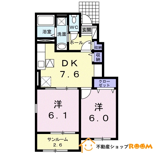 【フォレスト―リーIの間取り】