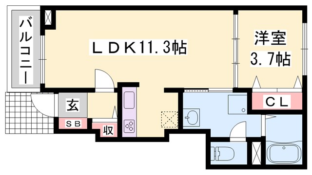 エスペランサIの間取り