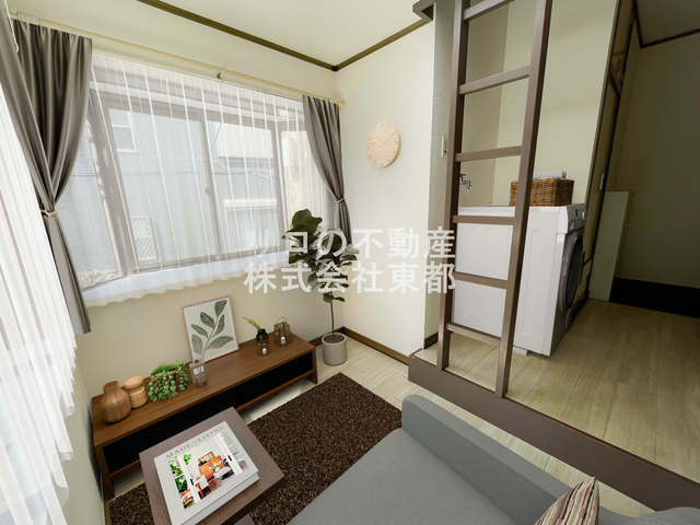 居室・リビング　こちらの家具はＣＧです。家具付きではございません。