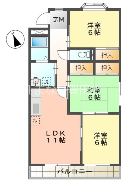 セントテラス北山台の間取り