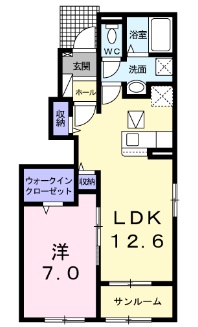 ストーンズ黒瀬ozIIの間取り