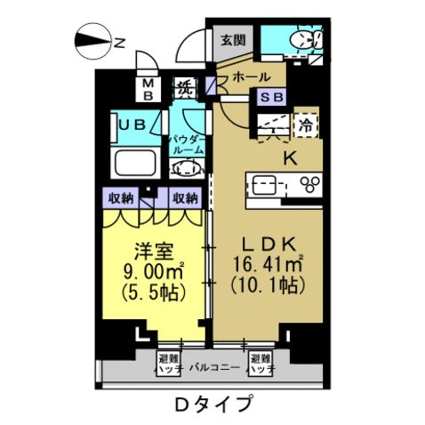 ルーラル二十四番館の間取り