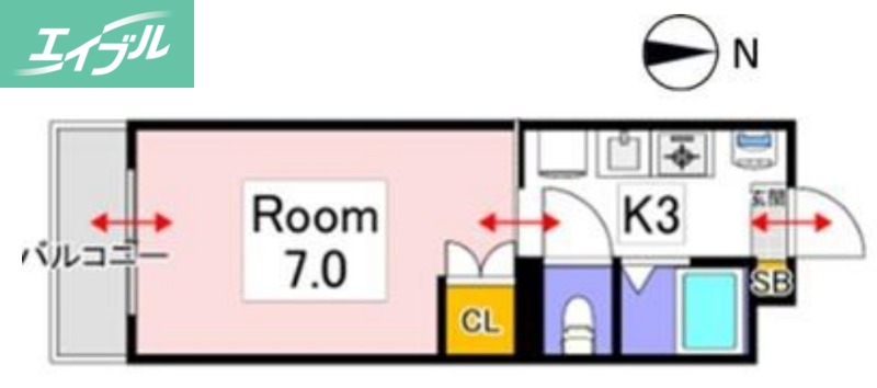 プレザントあおばIII号棟の間取り