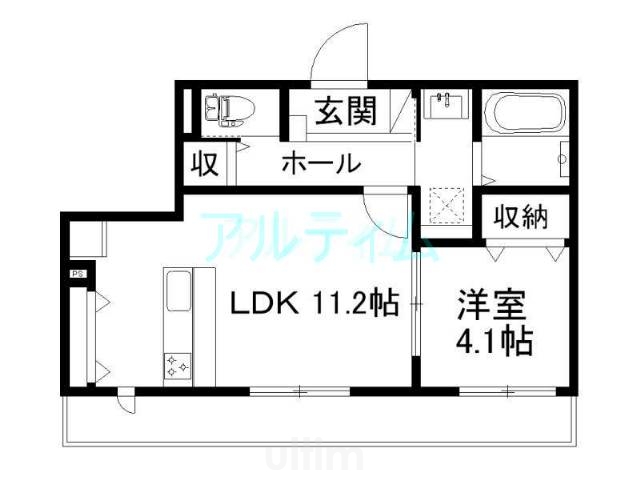 ラシーネフィーユの間取り