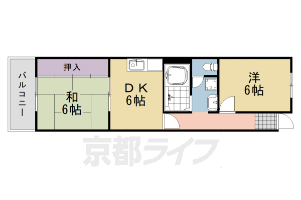 ラポール桂の間取り