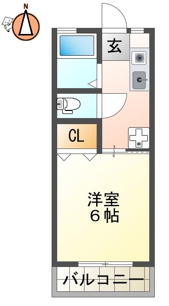 メディソン佐古の間取り