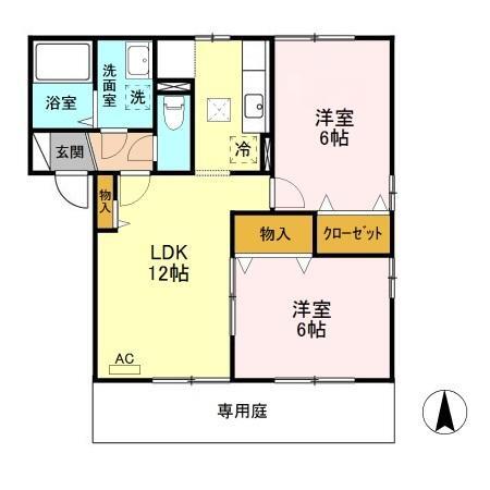 サニーフラットの間取り