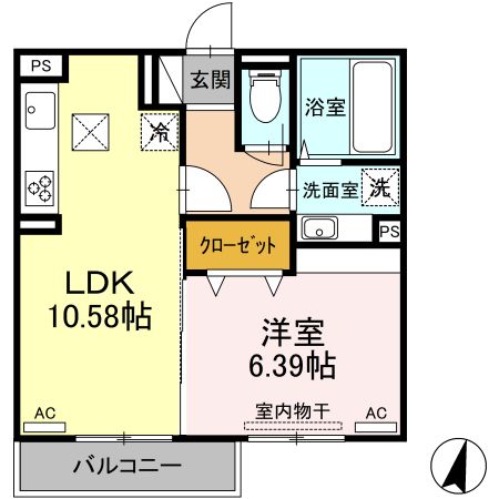 サニーハイツの間取り