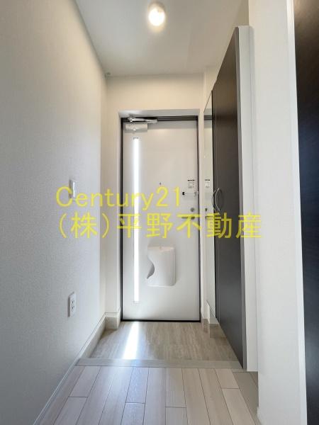 玄関　同建設会社施工の別物件です。