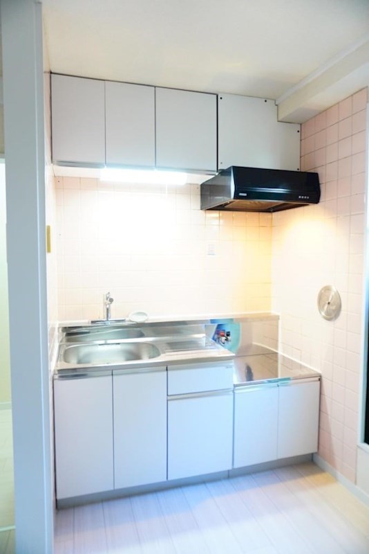 キッチン　ガスコンロ設置可能でお料理ラクラク